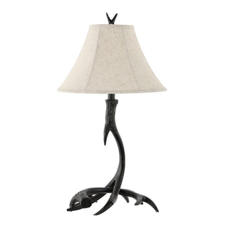 Antler 27.5" Rustic Resin LED Table Lamp - JONATHAN Y