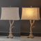 Antler 29.5" Rustic Resin/Crystal LED Table Lamp