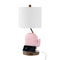 Ellie Bohemian Designer Iron/Resin Elephant LED Kids Table Lamp with Phone Stand and USB Charging Port