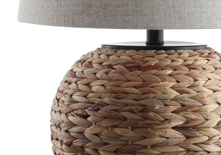 Alaro 24.5" Banana Leaf Basket LED Table Lamp - JONATHAN Y