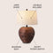 Alaro 24.5" Banana Leaf Basket LED Table Lamp