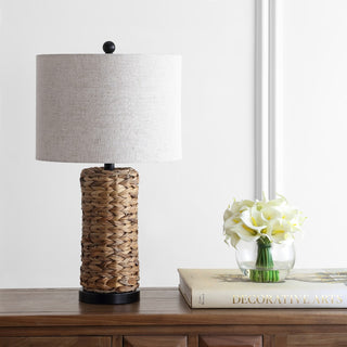 Elicia 25" Sea Grass LED Table Lamp - JONATHAN Y