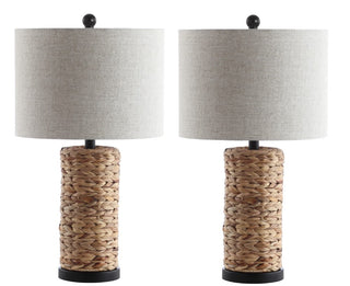 Elicia 25" Sea Grass LED Table Lamp - JONATHAN Y