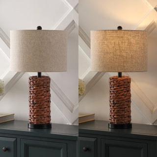 Elicia 25" Sea Grass LED Table Lamp - JONATHAN Y