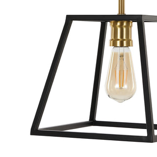 Lloyd Farmhouse Industrial Iron LED Pendant - JONATHAN Y