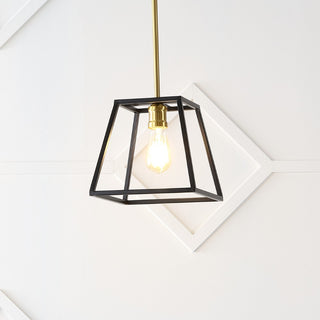 Lloyd Farmhouse Industrial Iron LED Pendant - JONATHAN Y