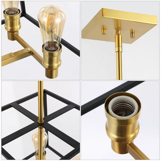 Lloyd Farmhouse Industrial Iron LED Pendant - JONATHAN Y