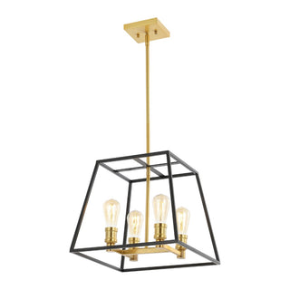 Lloyd Farmhouse Industrial Iron LED Pendant - JONATHAN Y