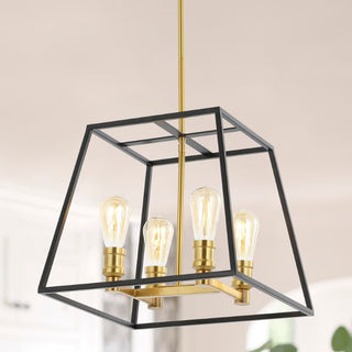 Lloyd Farmhouse Industrial Iron LED Pendant - JONATHAN Y