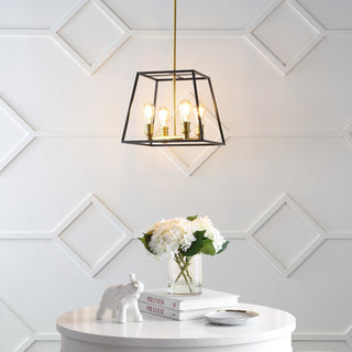 Lloyd Farmhouse Industrial Iron LED Pendant - JONATHAN Y