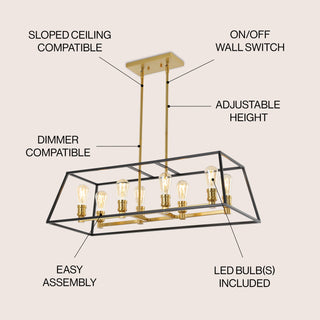Lloyd Farmhouse Industrial Iron LED Pendant