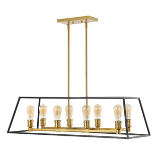 Lloyd Farmhouse Industrial Iron LED Pendant - JONATHAN Y