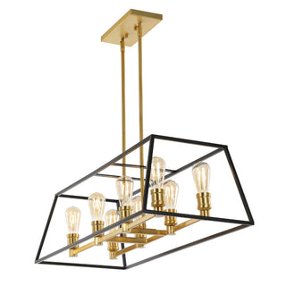 Lloyd Farmhouse Industrial Iron LED Pendant - JONATHAN Y