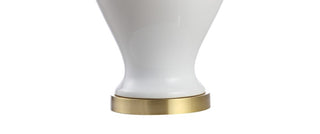 Sagwa 33" Ceramic/Iron Modern Classic LED Table Lamp - JONATHAN Y