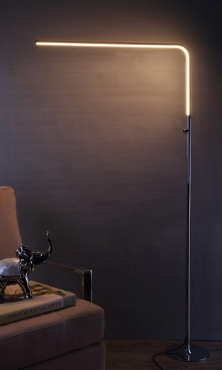 Natalie 63" LED Integrated Floor Lamp - JONATHAN Y