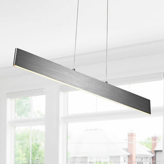 Draper Dimmable Adjustable Integrated LED Metal Linear Pendant - JONATHAN Y