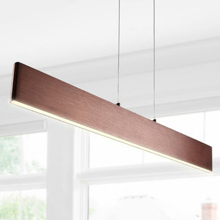 Draper Dimmable Adjustable Integrated LED Metal Linear Pendant - JONATHAN Y