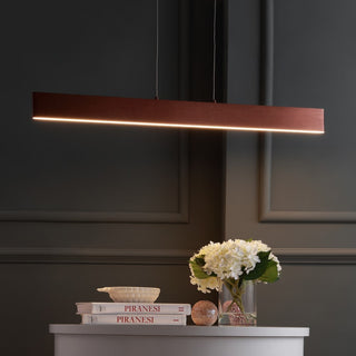 Draper Dimmable Adjustable Integrated LED Metal Linear Pendant - JONATHAN Y