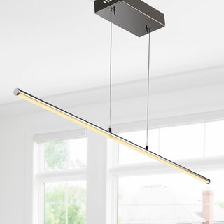Conley 39.5" Dimmable Adjustable Integrated LED Metal Linear Pendant - JONATHAN Y