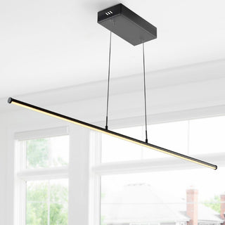 Conley 39.5" Dimmable Adjustable Integrated LED Metal Linear Pendant - JONATHAN Y