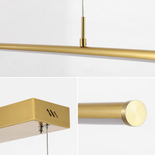 Conley 39.5" Dimmable Adjustable Integrated LED Metal Linear Pendant - JONATHAN Y