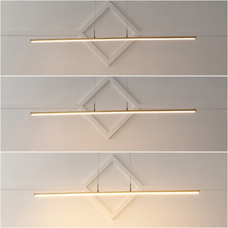 Conley 39.5" Dimmable Adjustable Integrated LED Metal Linear Pendant - JONATHAN Y