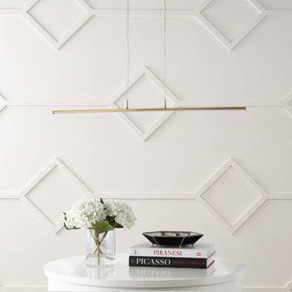 Conley 39.5" Dimmable Adjustable Integrated LED Metal Linear Pendant - JONATHAN Y