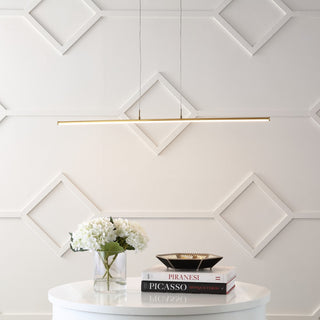 Conley 39.5" Dimmable Adjustable Integrated LED Metal Linear Pendant - JONATHAN Y