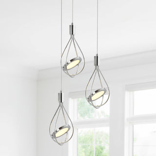 Orion Adjustable Modern Integrated Cluster LED Metal Pendant - JONATHAN Y