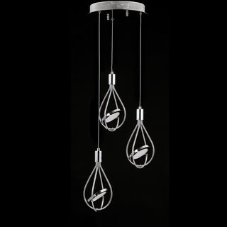 Orion Adjustable Modern Integrated Cluster LED Metal Pendant - JONATHAN Y