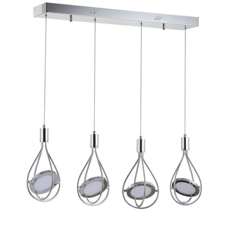 Orion Adjustable Modern Integrated Cluster LED Metal Pendant - JONATHAN Y