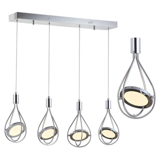 Orion Adjustable Modern Integrated Cluster LED Metal Pendant