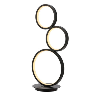 Juno 17.25" 3-Light Bohemian Coastal Iron Integrated LED Table Lamp - JONATHAN Y