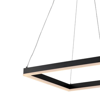 Baxter Modern Contemporary Aluminum Integrated LED Hoop Pendant - JONATHAN Y