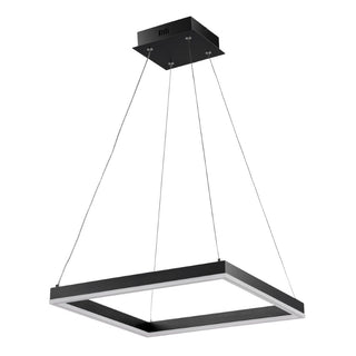 Baxter Modern Contemporary Aluminum Integrated LED Hoop Pendant - JONATHAN Y