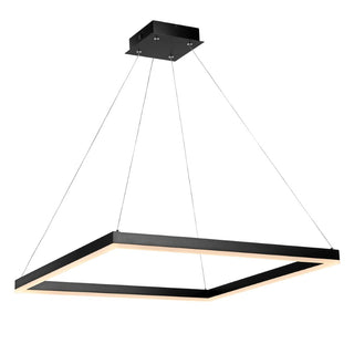 Baxter Modern Contemporary Aluminum Integrated LED Hoop Pendant - JONATHAN Y