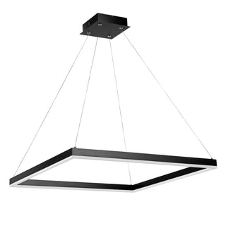 Baxter Modern Contemporary Aluminum Integrated LED Hoop Pendant - JONATHAN Y
