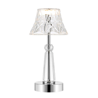 Madelyn 11.5" Bohemian Classic Acrylic Rechargeable Integrated LED Table Lamp - JONATHAN Y