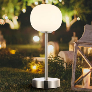 Natalia 12.25" Modern Minimalist Iron Rechargeable Integrated LED Table Lamp - JONATHAN Y