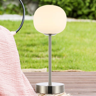 Natalia 12.25" Modern Minimalist Iron Rechargeable Integrated LED Table Lamp - JONATHAN Y