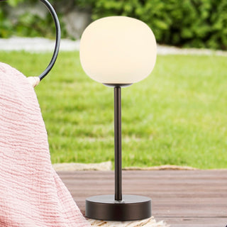 Natalia 12.25" Modern Minimalist Iron Rechargeable Integrated LED Table Lamp - JONATHAN Y