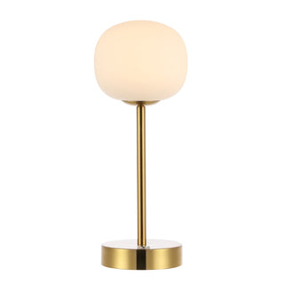 Natalia 12.25" Modern Minimalist Iron Rechargeable Integrated LED Table Lamp - JONATHAN Y