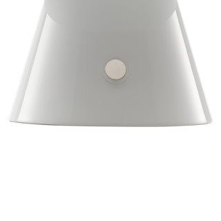 Porcini 7" Contemporary Bohemian Rechargeable/Cordless Iron Integrated LED Mushroom Table Lamp - JONATHAN Y