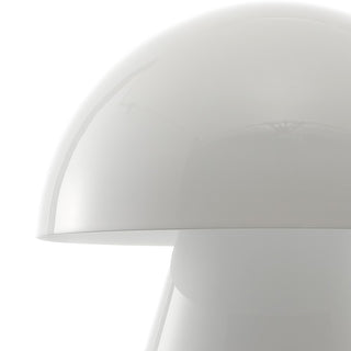Porcini 7" Contemporary Bohemian Rechargeable/Cordless Iron Integrated LED Mushroom Table Lamp - JONATHAN Y