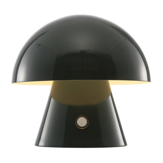 Porcini 7" Contemporary Bohemian Rechargeable/Cordless Iron Integrated LED Mushroom Table Lamp - JONATHAN Y