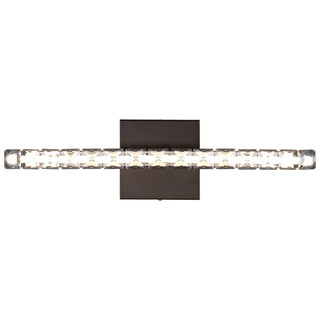 Alyson 18"  Bohemian Industrial Iron/Acrylic Integrated LED Vanity Light - JONATHAN Y