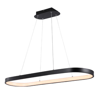 Nolan  Modern Contemporary Iron Integrated LED Pendant - JONATHAN Y