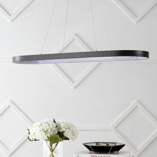 Nolan  Modern Contemporary Iron Integrated LED Pendant - JONATHAN Y