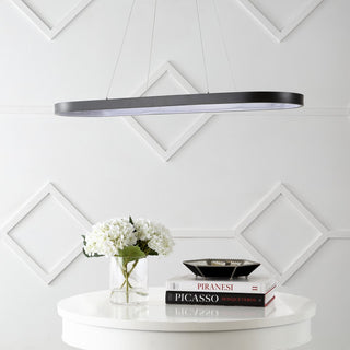 Nolan  Modern Contemporary Iron Integrated LED Pendant - JONATHAN Y