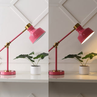 Allegra 18.5" Classic Farmhouse Adjustable Cantilever LED Task Lamp with USB Charging Port